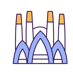 Arc de triomf Vector Icon which can easily modify

