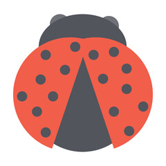 Simple ladybug icon design © Charisa