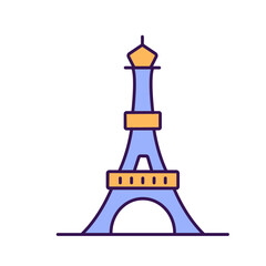 Champ de mars Vector Icon which can easily modify