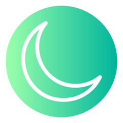 moon gradient icon