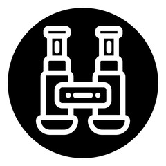 binoculars glyph icon