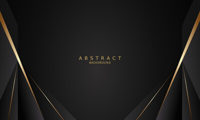 dark black luxury premium background and gold line.