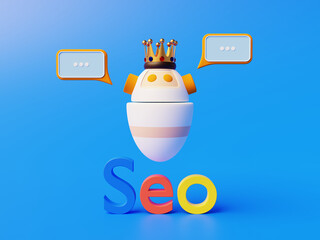 The new king of seo is an artificial intelligence chat bot.