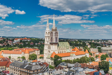 Fototapeta na wymiar Kathedrale von Zagreb, Kroatien