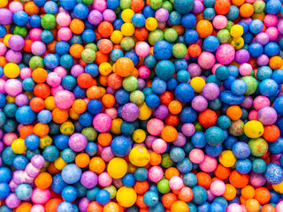colorful background of balls