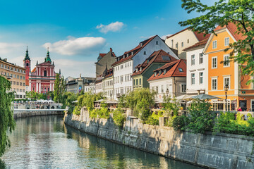 Ljubljana, Slowenien - obrazy, fototapety, plakaty