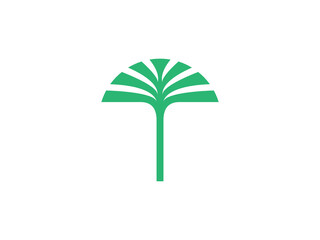 Saudi Arabia palm tree Icon template, creative logo design. for companies and brands. Vector illustration