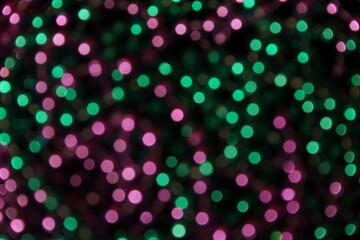 Abstract Blur Background Purple and Green Bokeh Background