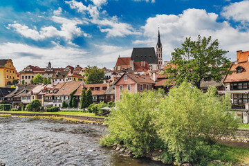 Fototapeta na wymiar Altstadt von Krumau, Tschechien