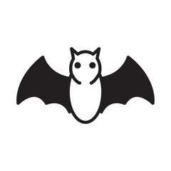 Solid Line BAT design vector icon