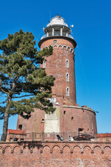 Leuchtturm von Kolberg, Polen - obrazy, fototapety, plakaty