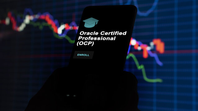 Oracle Certified Professional (OCP) Program. A Student Enrolls In Courses To Study, To Learn A New Skill And Pass Certification. Text In English