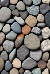 close up stones on the beach