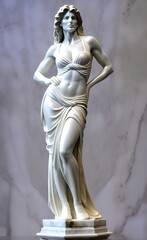 Obraz premium statue of a person, generative ai