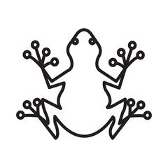 FROG design vector icon