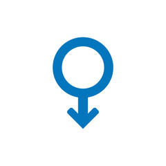 male gender symbol vector icon