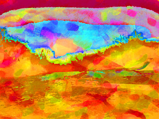 abstract watercolor background