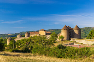Chateau de Berze-le-Chatel castle, Saone-et-Loire departement, Burgundy, France