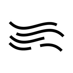 wind icon or logo isolated sign symbol vector illustration - high quality black style vector icons