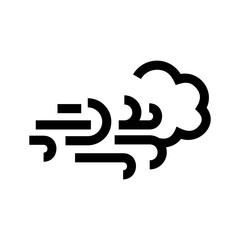 wind icon or logo isolated sign symbol vector illustration - high quality black style vector icons
