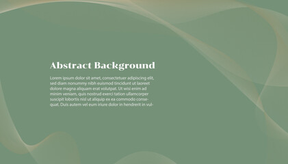 Abstract green background with copy space for your text. Vector illustration.