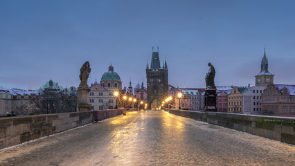 Fototapeta na wymiar Pont Charles à Prague