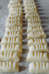 close up of a gnocchi
