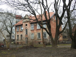 old german house in kaliningrad, russia