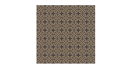 Geometric seamless decorative vector abstract brown pattern from dots and circles lines of various shapes.