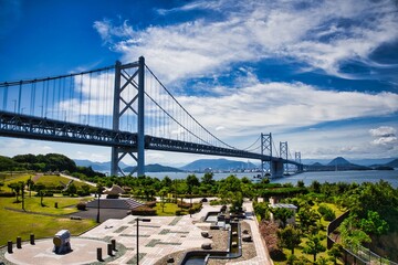 日本の大橋である瀬戸大橋