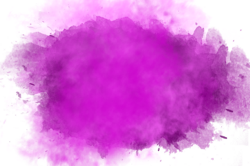 Watercolor with transparent background