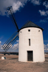Fototapeta na wymiar Windmill in Castilla-La Mancha, Spain