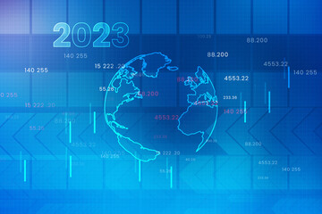 2d illustration world map abstract background
