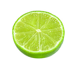 lime slice on transparent png