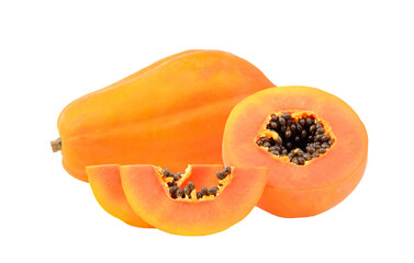 papaya on transparent png