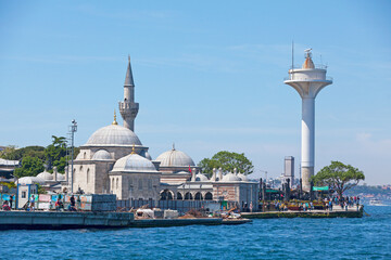 Fototapeta na wymiar Şemsi Pasha Mosque in Istanbul