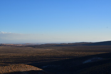Fototapeta na wymiar Atacama desert Views panorama horizon chile South America