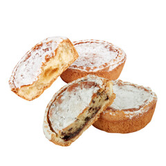 bread with cut out isolated on background transparent