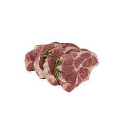 fresh pork with cut out isolated on background transparent
