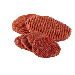 Fresh Beef Burger with cut out isolated on background transparent