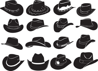 Cowboy hat silhouette 