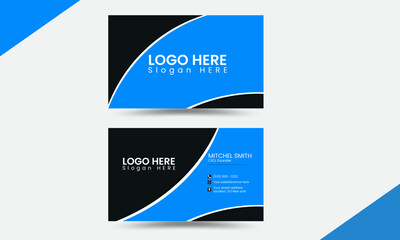  clean business card simple layout corporate business name card