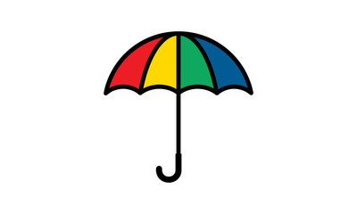 modern umbrella logo vector template	
