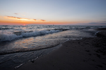 Sonnenuntergang am Meer 