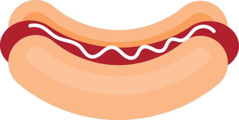 Hot dog illustration