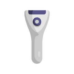 pedicure callus remover cartoon vector illustration