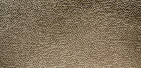 Pattern on brown leather