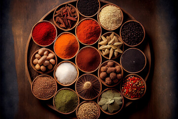 Natural Herbal Spices for foods and cooking