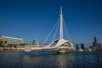 Dagang or Great Harbor Bridge in Kaohsiung, Taiwan