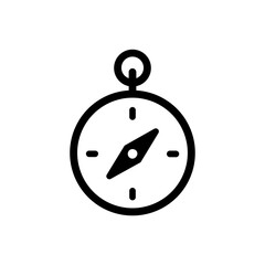 Compass Line Icon